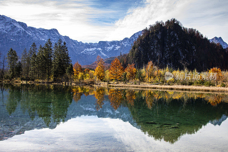 Almsee Grünau im Almtal Salzkammergut